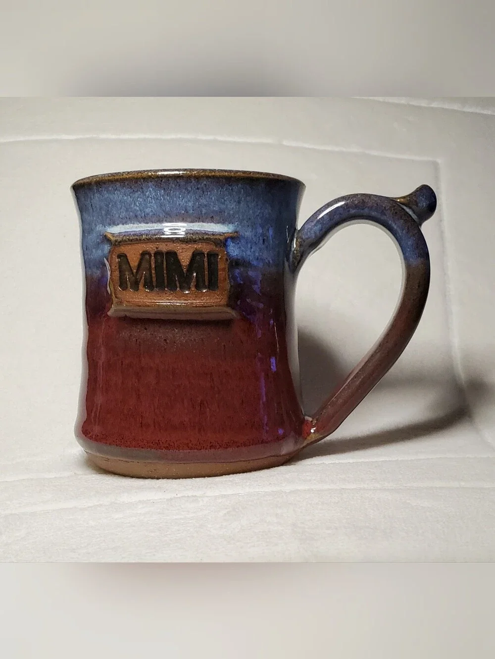 Alewine Pottery Cup 2010 Brown & Blue With 